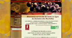 Desktop Screenshot of domaine-des-rochelles.com